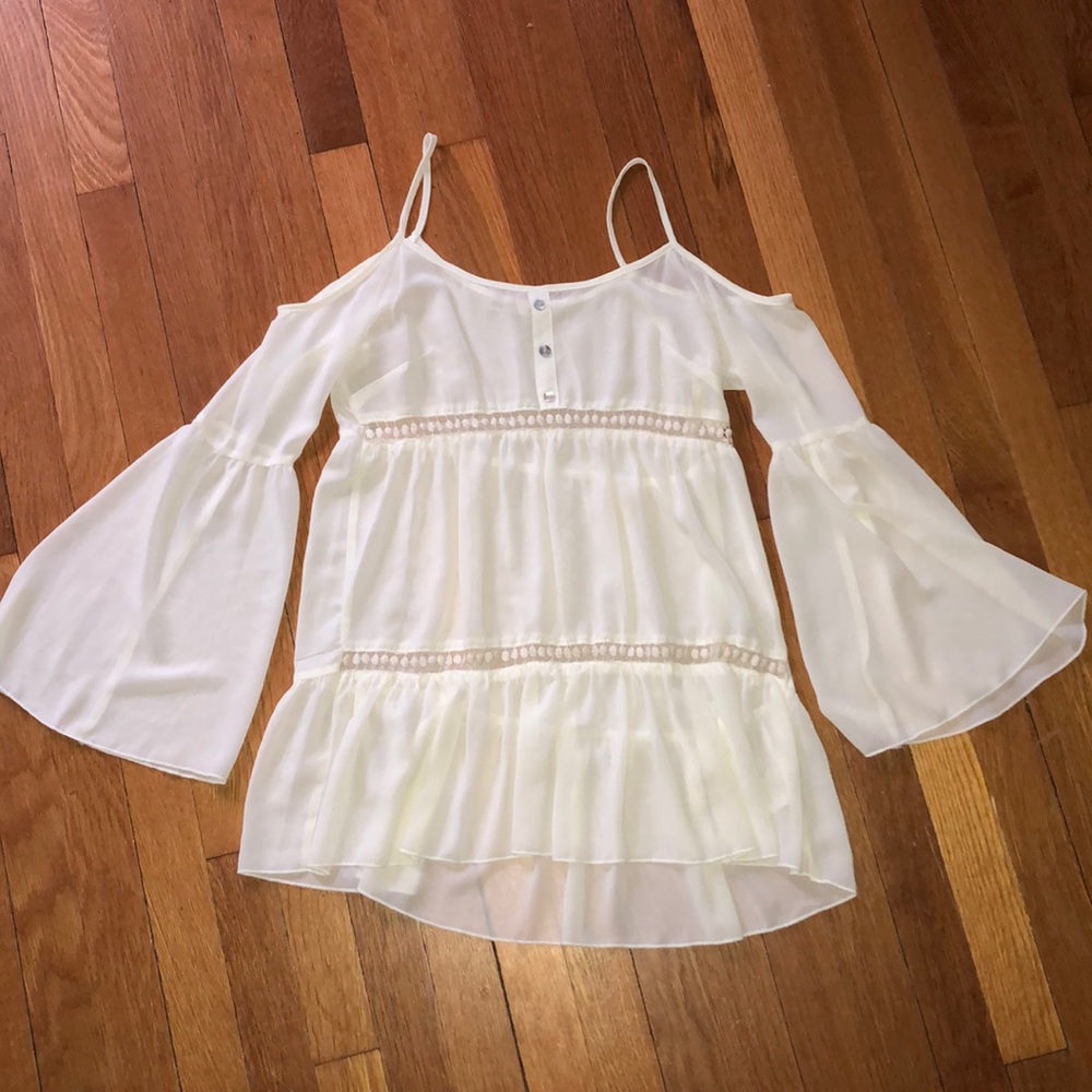 Cream boho top